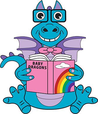 Seymour the reading dragon